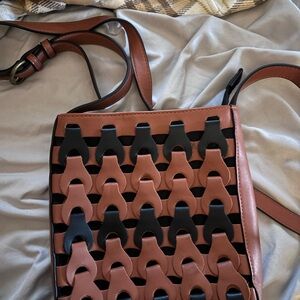 Universal Thread Black and Brown Hobo Bag